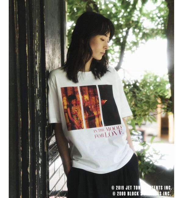 ADAM ET ROPE'「【花様年華 25周年 &times; 10Culture for ADAM ET ROPE'】IN THE MOOD FOR LOVE TEE」|Tシャツ・カットソー|カーキー系(39)