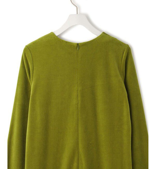 ADAM ET ROPE'「ベロア BOTANICAL DYED DRESS」|ワンピース|