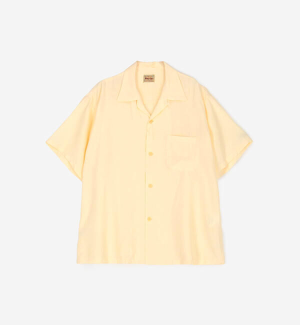  「STYLE EYES | 〈別注〉レーヨン ボウリングシャツ PLANE MEN」|シャツ・ブラウス|OFFWHITE
