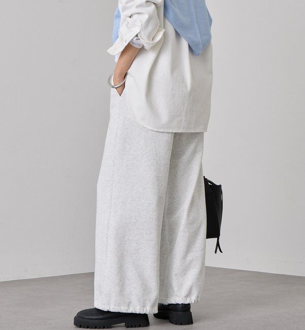  「【A・MONN】【ウエストゴム仕様】WIDE SWEAT PANTS」|その他|