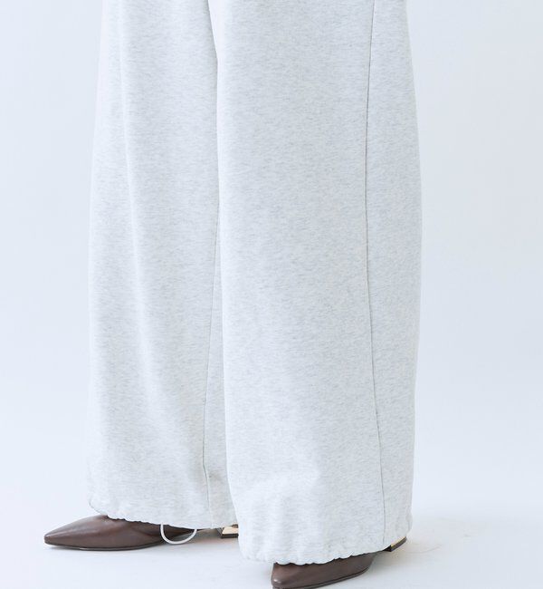  「【A・MONN】【ウエストゴム仕様】WIDE SWEAT PANTS」|その他|