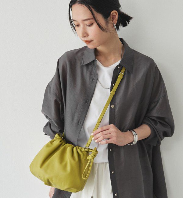  「【累計販売1万点超え】レザー巾着4WAYショルダーバッグ」|ショルダー・メッセンジャー|