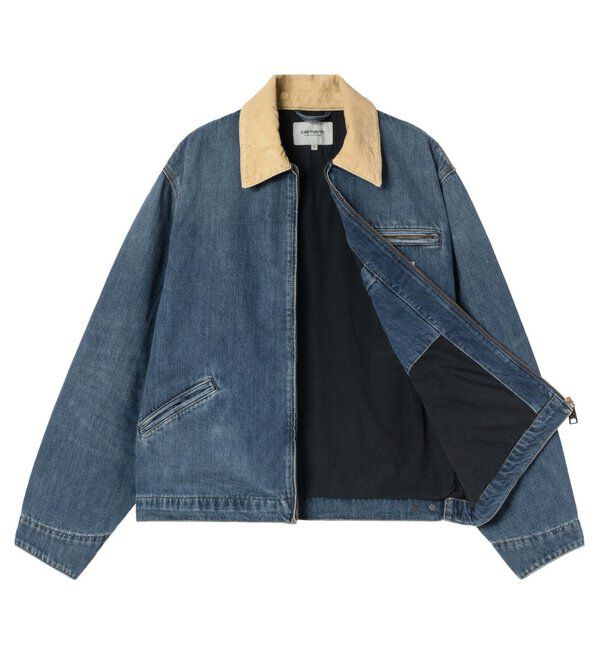  「Carhartt OG DETROIT JACKET DARKUSEDWASH」|ブルゾン・スタジャン|