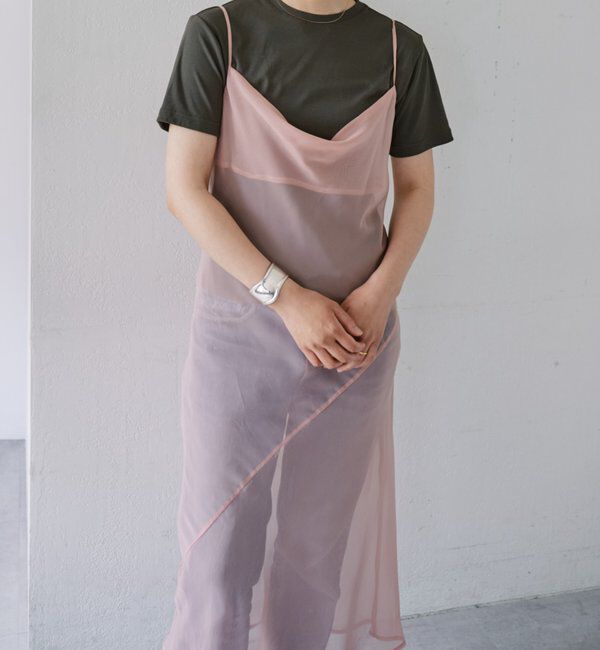  「オーガンジーキャミワンピース」|ワンピース|