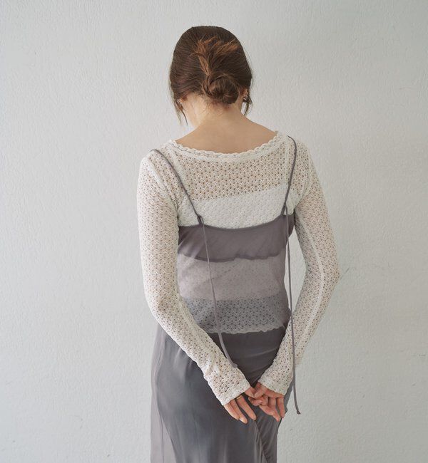  「オーガンジーキャミワンピース」|ワンピース|