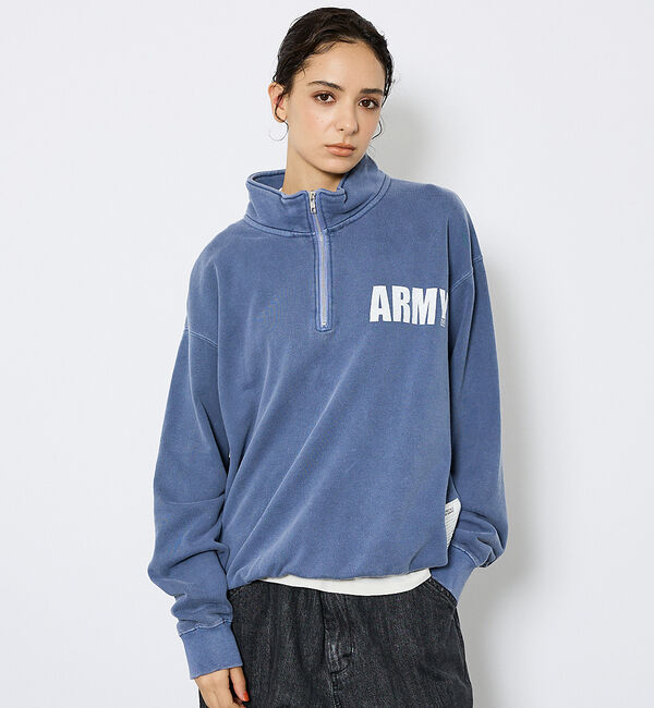 ABAHOUSE「【JOHNBULL/ジョンブル】ARMY スウェットハーフジップ /プルオーバー」|スウェット・ジャージ|