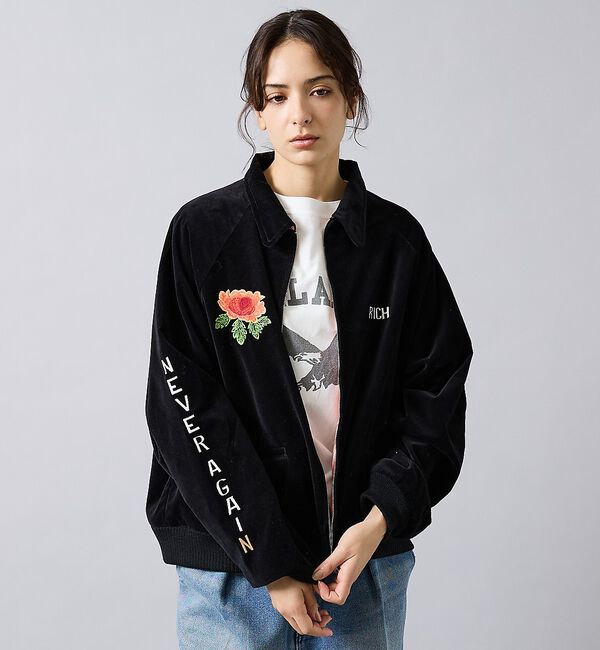 ABAHOUSE「【THRIFTY LOOK / スリフティールック】 SOUVENIR GREE」|ブルゾン・スタジャン|