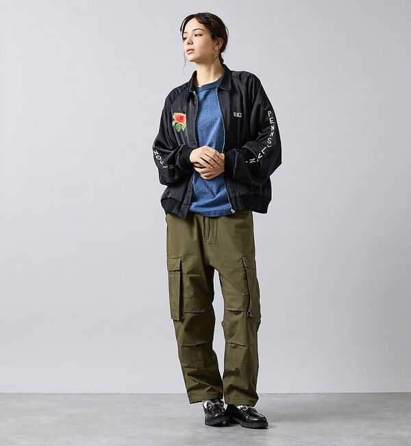 ABAHOUSE「【THRIFTY LOOK / スリフティールック】 SOUVENIR GREE」|ブルゾン・スタジャン|