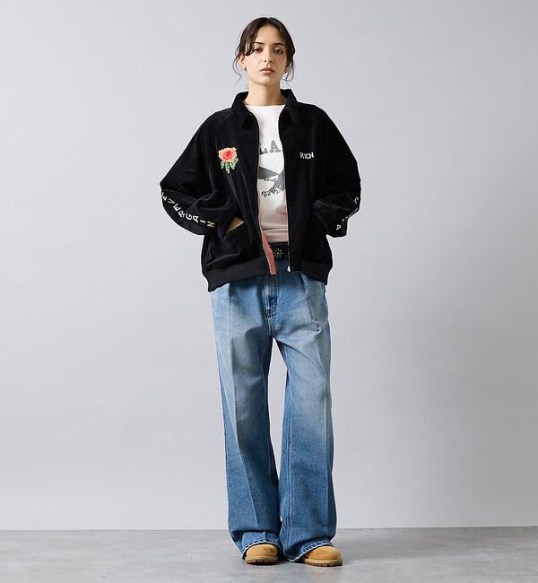 ABAHOUSE「【THRIFTY LOOK / スリフティールック】 SOUVENIR GREE」|ブルゾン・スタジャン|