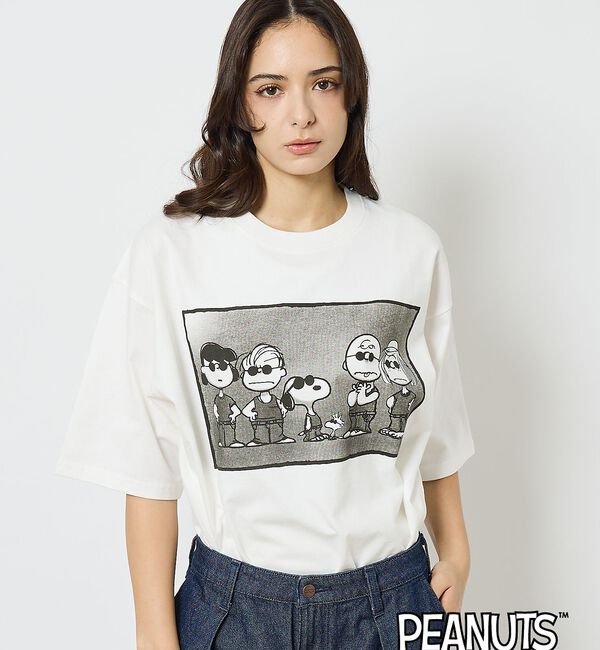 ABAHOUSE「【JOHNBULL/ジョンブル】PEANUTS SHADE GANGプリントTシ」|Tシャツ・カットソー|