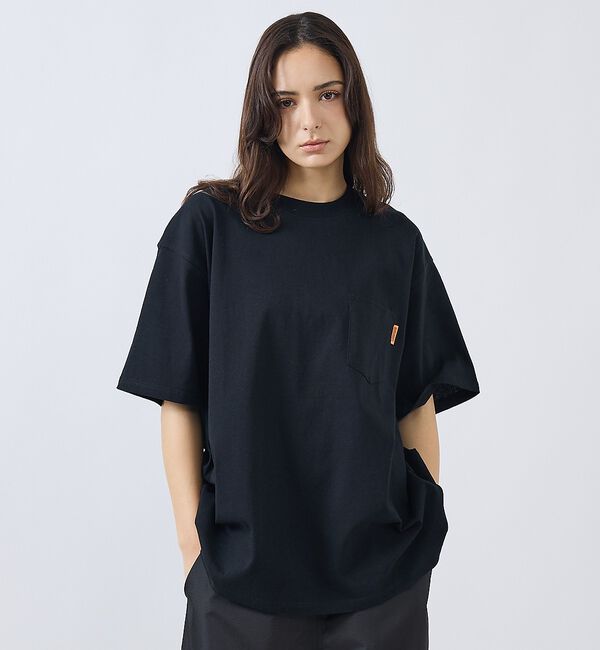 ABAHOUSE「【UNIVERSAL OVERALL/ユニバーサルオーバーオール】LOGO BA」|Tシャツ・カットソー|
