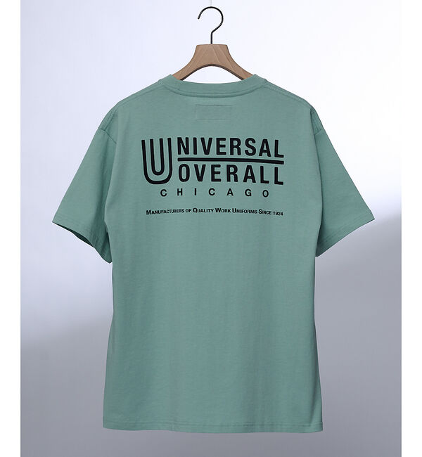 ABAHOUSE「【UNIVERSAL OVERALL/ユニバーサルオーバーオール】LOGO BA」|Tシャツ・カットソー|グリーン系その他1