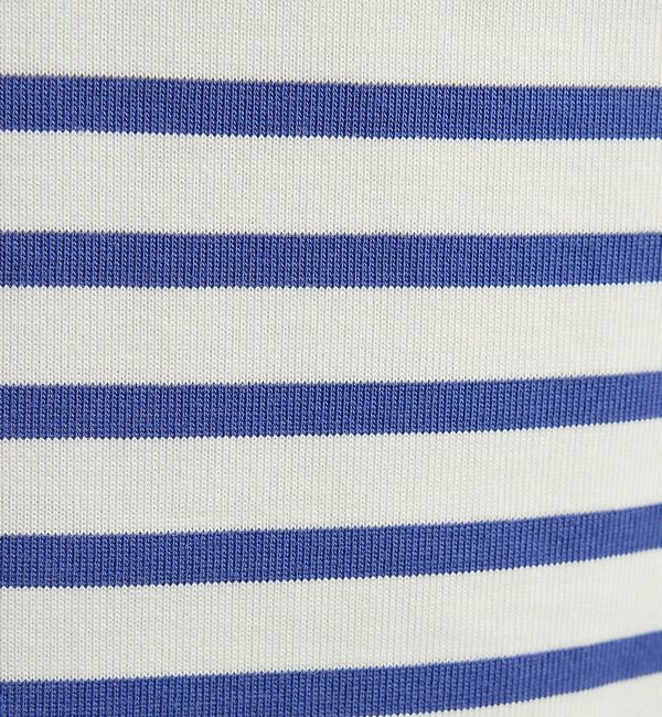 ABAHOUSE「ボートネック フレンチボーダー長袖Tシャツ / ユニセックス」|Tシャツ・カットソー|