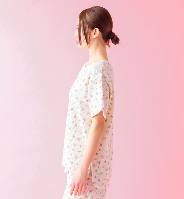 Rouge vif「【JEMORGAN / ジェーイーモーガン】半袖＆ショーツ＆巾着３点セット/ルー」|Tシャツ・カットソー|