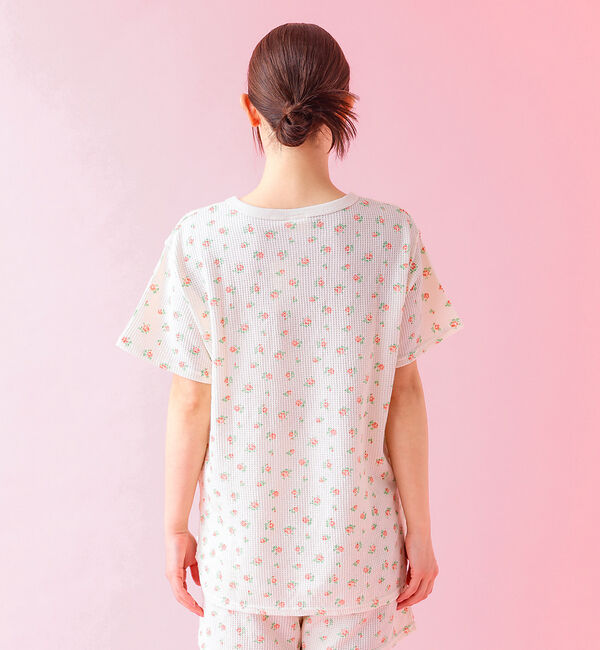 Rouge vif「【JEMORGAN / ジェーイーモーガン】半袖＆ショーツ＆巾着３点セット/ルー」|Tシャツ・カットソー|