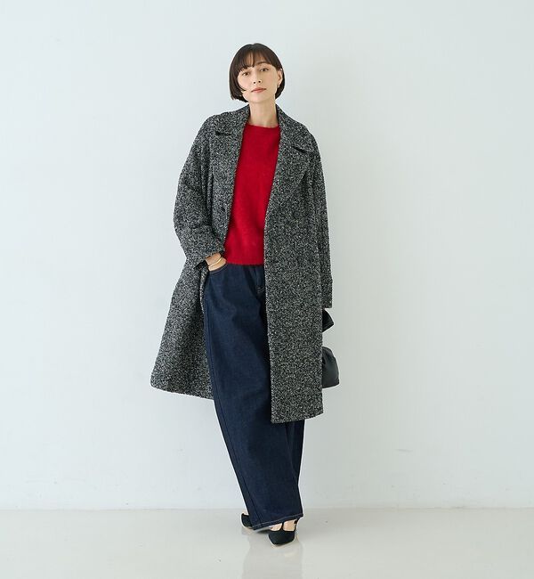 Rouge vif「【TICCA/ティッカ】別注ループツイードテントコート/日本製【予約】」|その他|