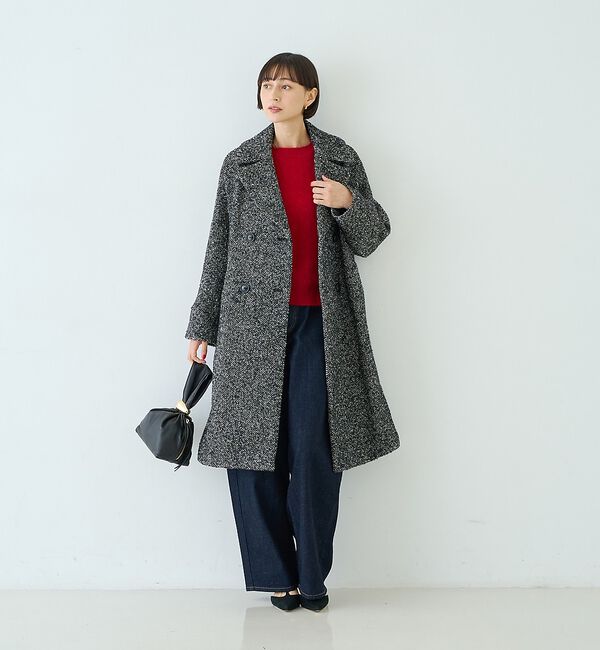Rouge vif「【TICCA/ティッカ】別注ループツイードテントコート/日本製【予約】」|その他|