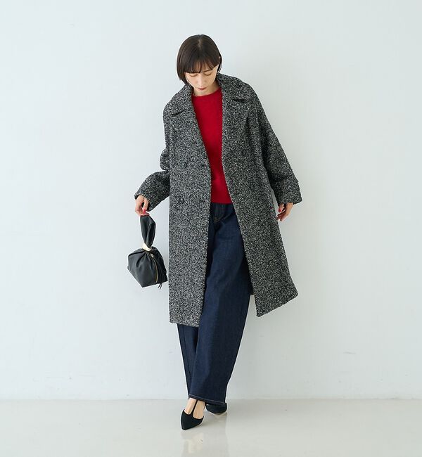 Rouge vif「【TICCA/ティッカ】別注ループツイードテントコート/日本製【予約】」|その他|