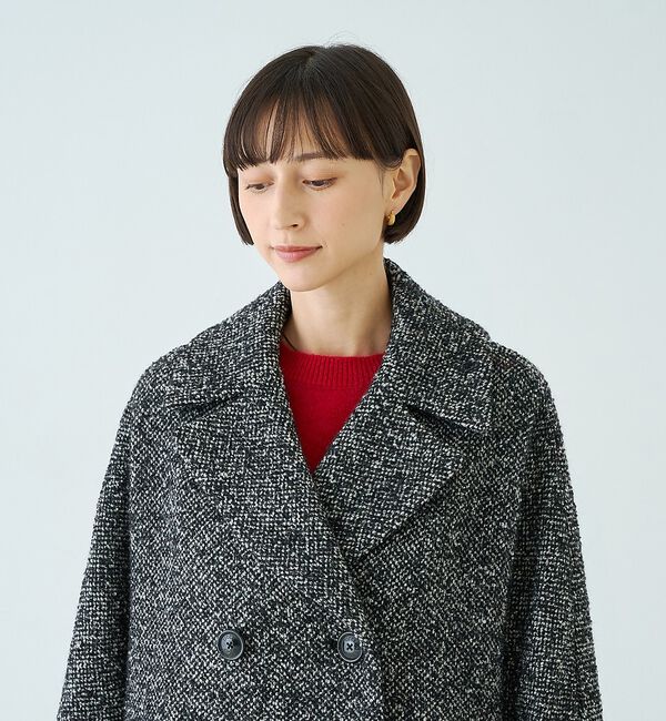 Rouge vif「【TICCA/ティッカ】別注ループツイードテントコート/日本製【予約】」|その他|