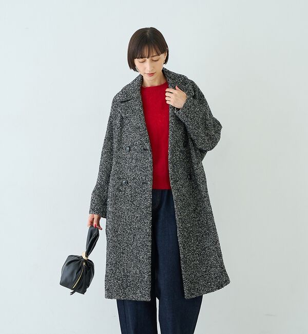 Rouge vif「【TICCA/ティッカ】別注ループツイードテントコート/日本製【予約】」|その他|