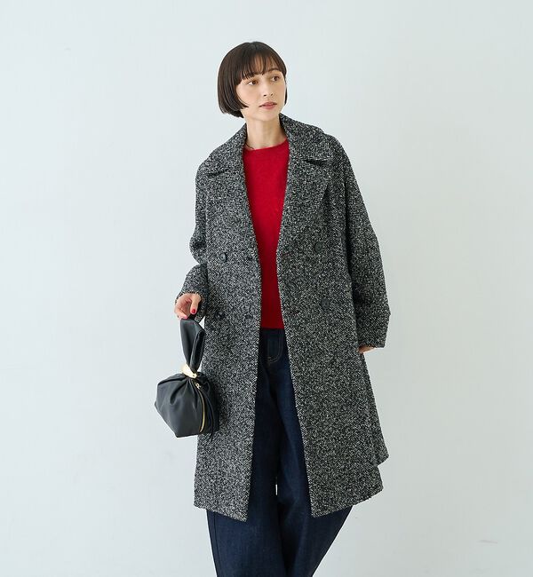 Rouge vif「【TICCA/ティッカ】別注ループツイードテントコート/日本製【予約】」|その他|