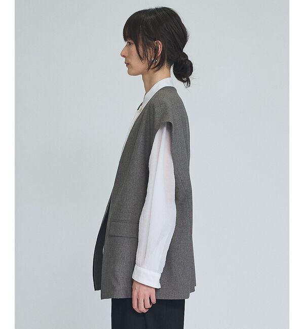 qualite「【セットアップ対応】ウールライク ジレ」|その他|