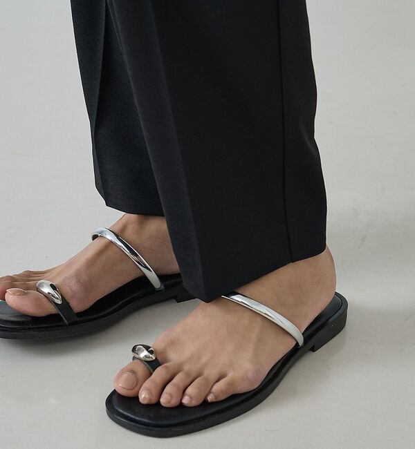 abahouse mavie「カットジョーゼット イージーテーパードパンツ」|その他|