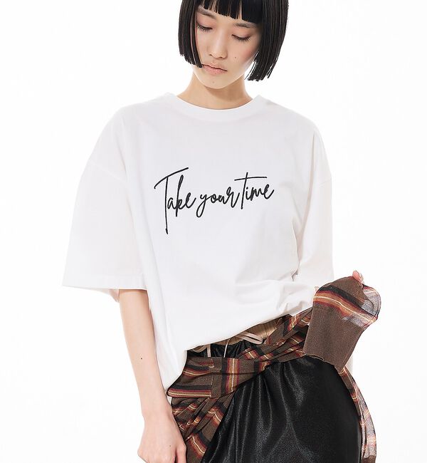 NOMINE「ロゴプリント オーバーサイズ Tシャツ｜2タイプ」|Tシャツ・カットソー|