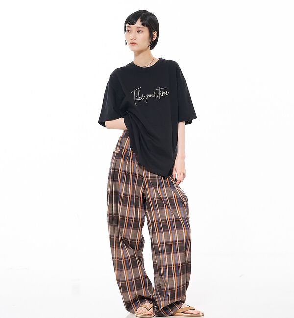 NOMINE「ロゴプリント オーバーサイズ Tシャツ｜2タイプ」|Tシャツ・カットソー|