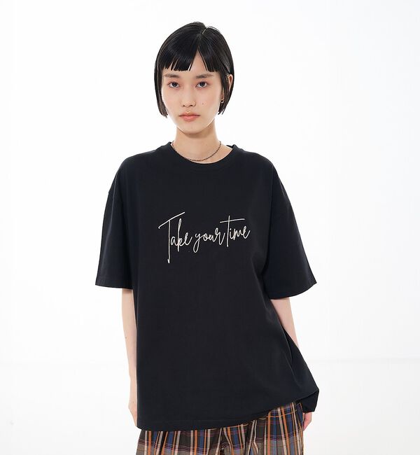 NOMINE「ロゴプリント オーバーサイズ Tシャツ｜2タイプ」|Tシャツ・カットソー|