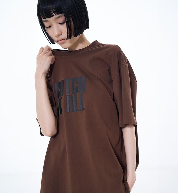 NOMINE「ロゴプリント オーバーサイズ Tシャツ｜2タイプ」|Tシャツ・カットソー|