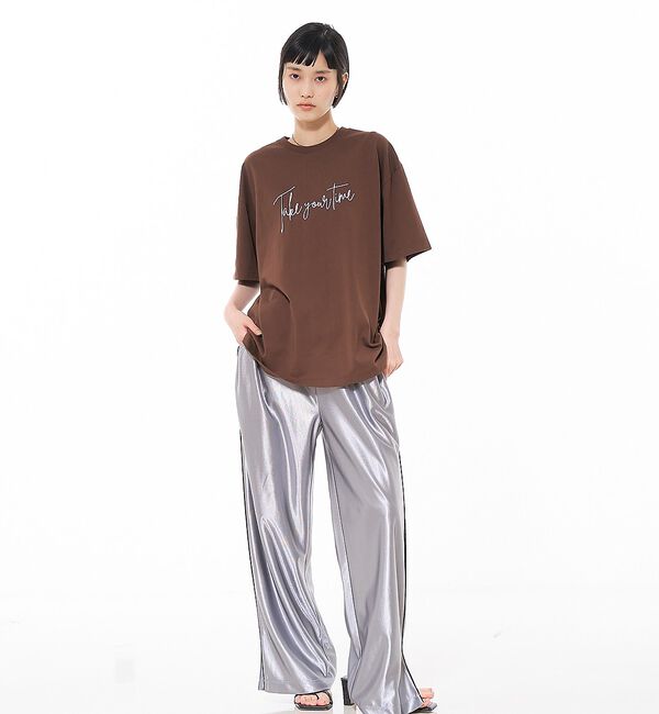 NOMINE「ロゴプリント オーバーサイズ Tシャツ｜2タイプ」|Tシャツ・カットソー|