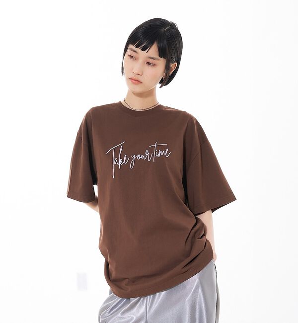 NOMINE「ロゴプリント オーバーサイズ Tシャツ｜2タイプ」|Tシャツ・カットソー|