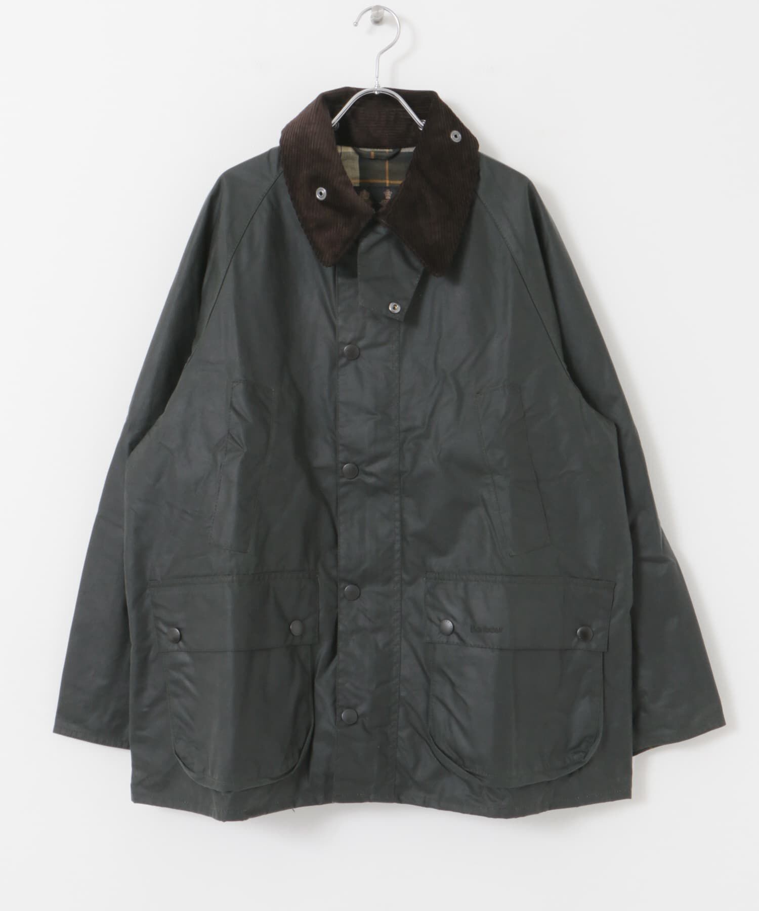 URBAN RESEARCH DOORS「OS BEDALE WAX JACKET」|ノーカラーコート|