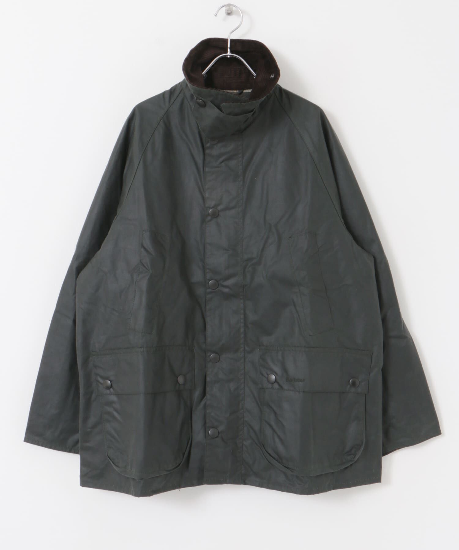 URBAN RESEARCH DOORS「OS BEDALE WAX JACKET」|ノーカラーコート|