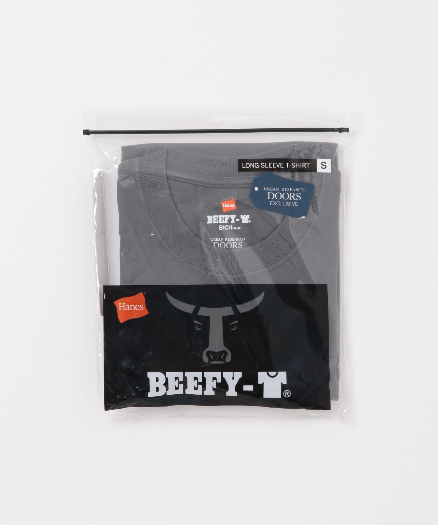 URBAN RESEARCH DOORS「『別注』HANES&times;DOORS　BEEFY-T DOORS FIT LONG-SLEEVE」|Tシャツ・カットソー|