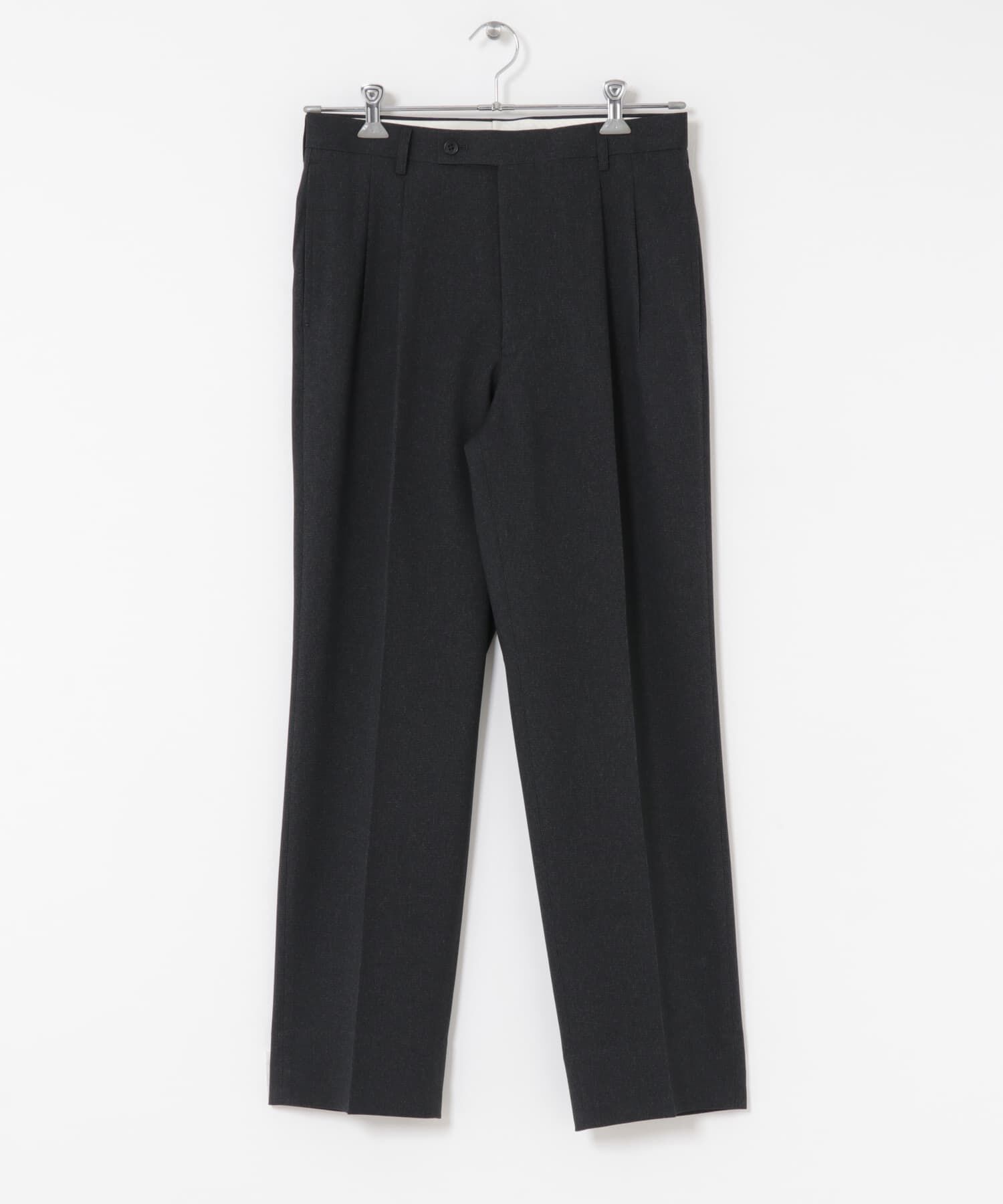 URBAN RESEARCH DOORS「LIFE STYLE TAILOR　ピンヘッドツイルストレッチ2タックパンツ」|スラックス|