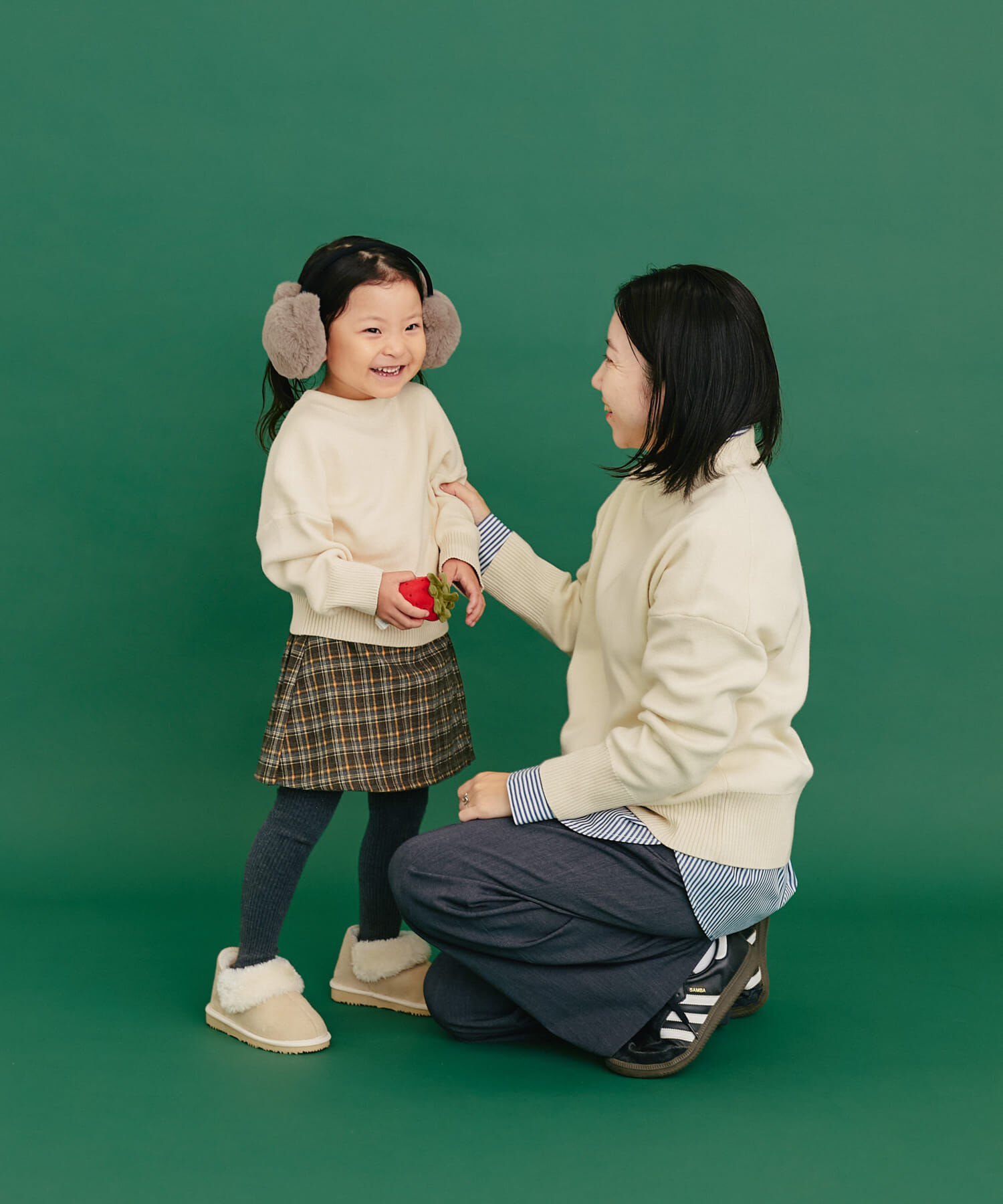 URBAN RESEARCH DOORS「『親子リンク』ボトルネックKNITプルオーバー(KIDS)」|ニット・セーター|