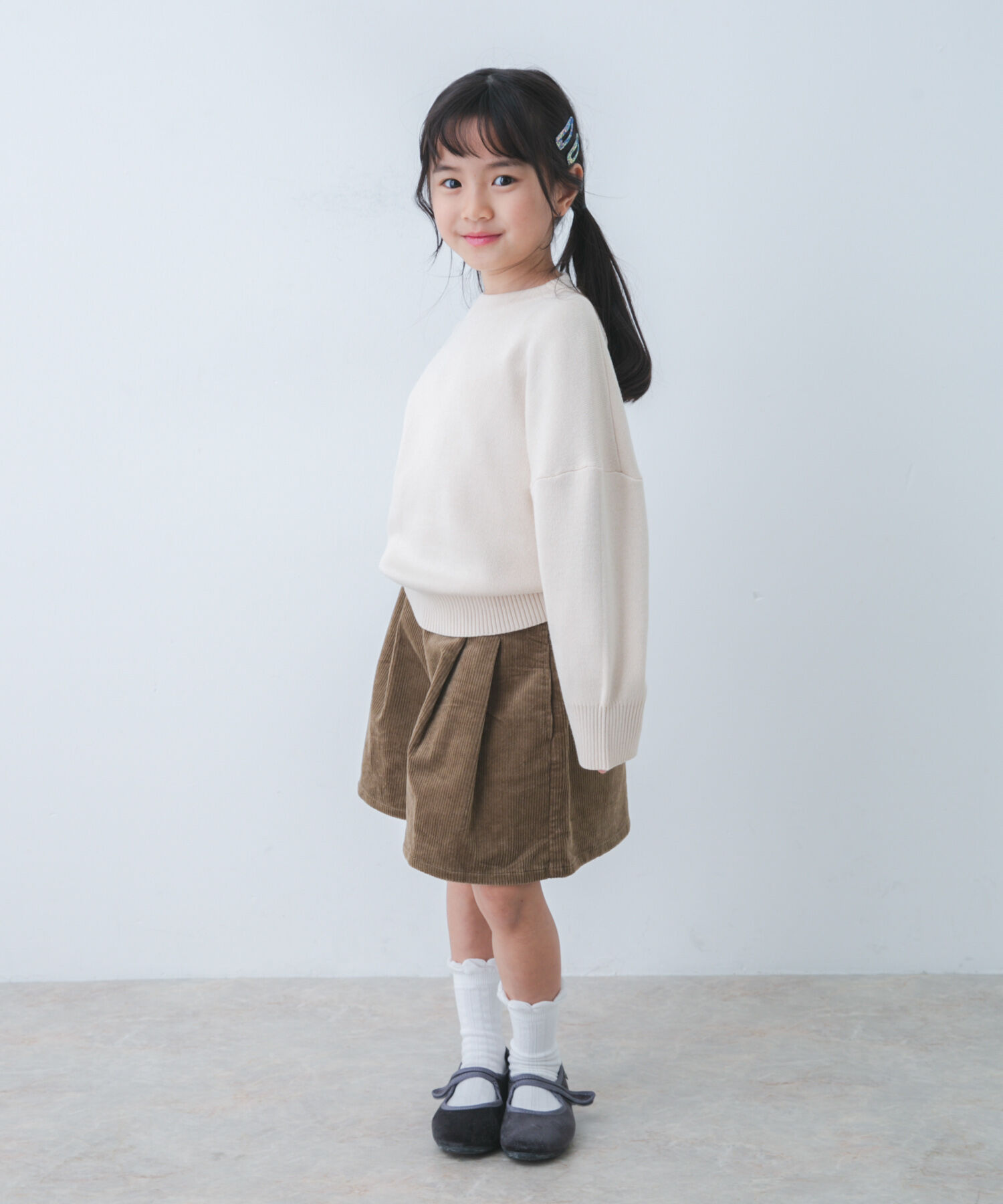URBAN RESEARCH DOORS「『親子リンク』ボトルネックKNITプルオーバー(KIDS)」|ニット・セーター|