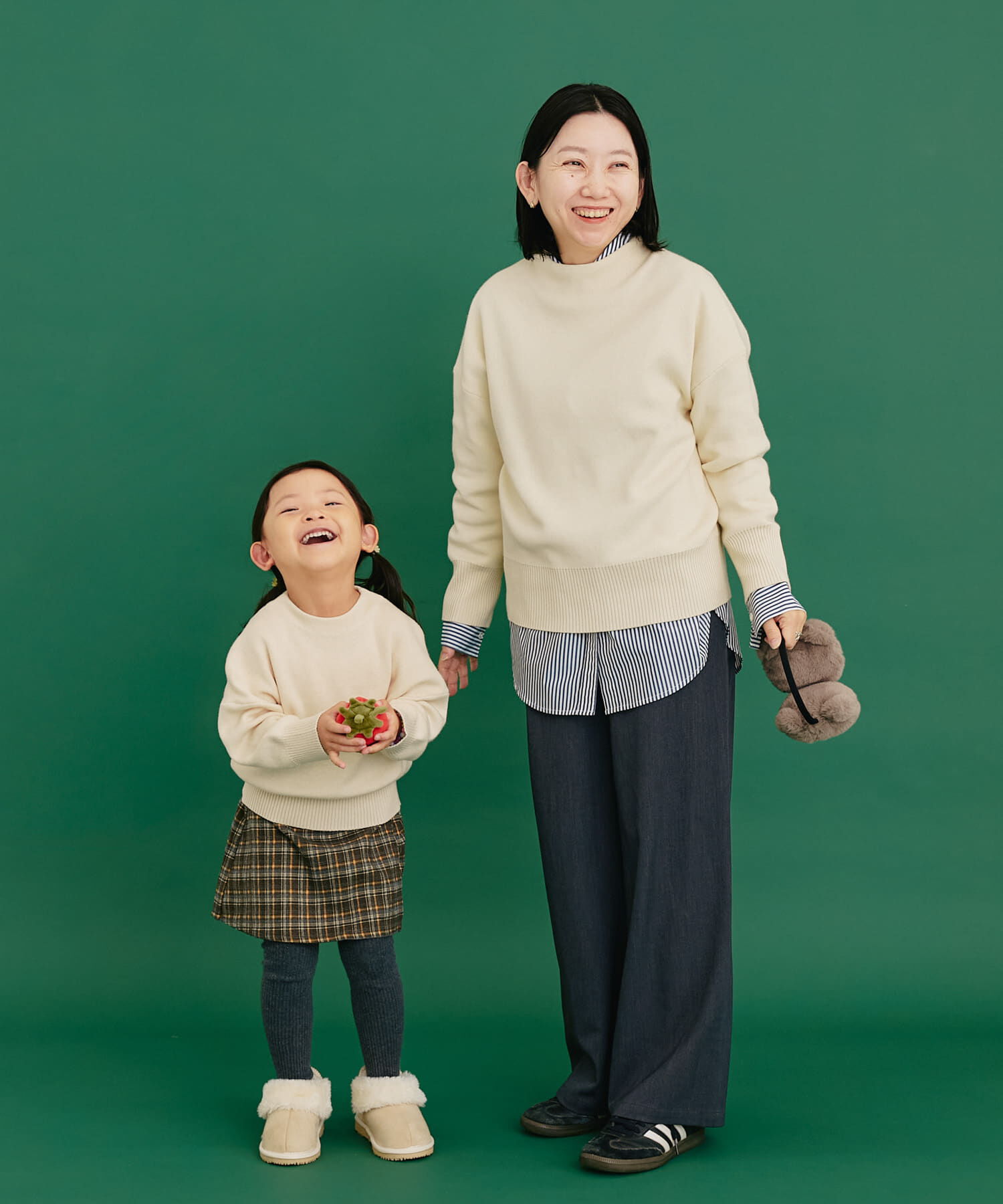 URBAN RESEARCH DOORS「『親子リンク』ボトルネックKNITプルオーバー(KIDS)」|ニット・セーター|