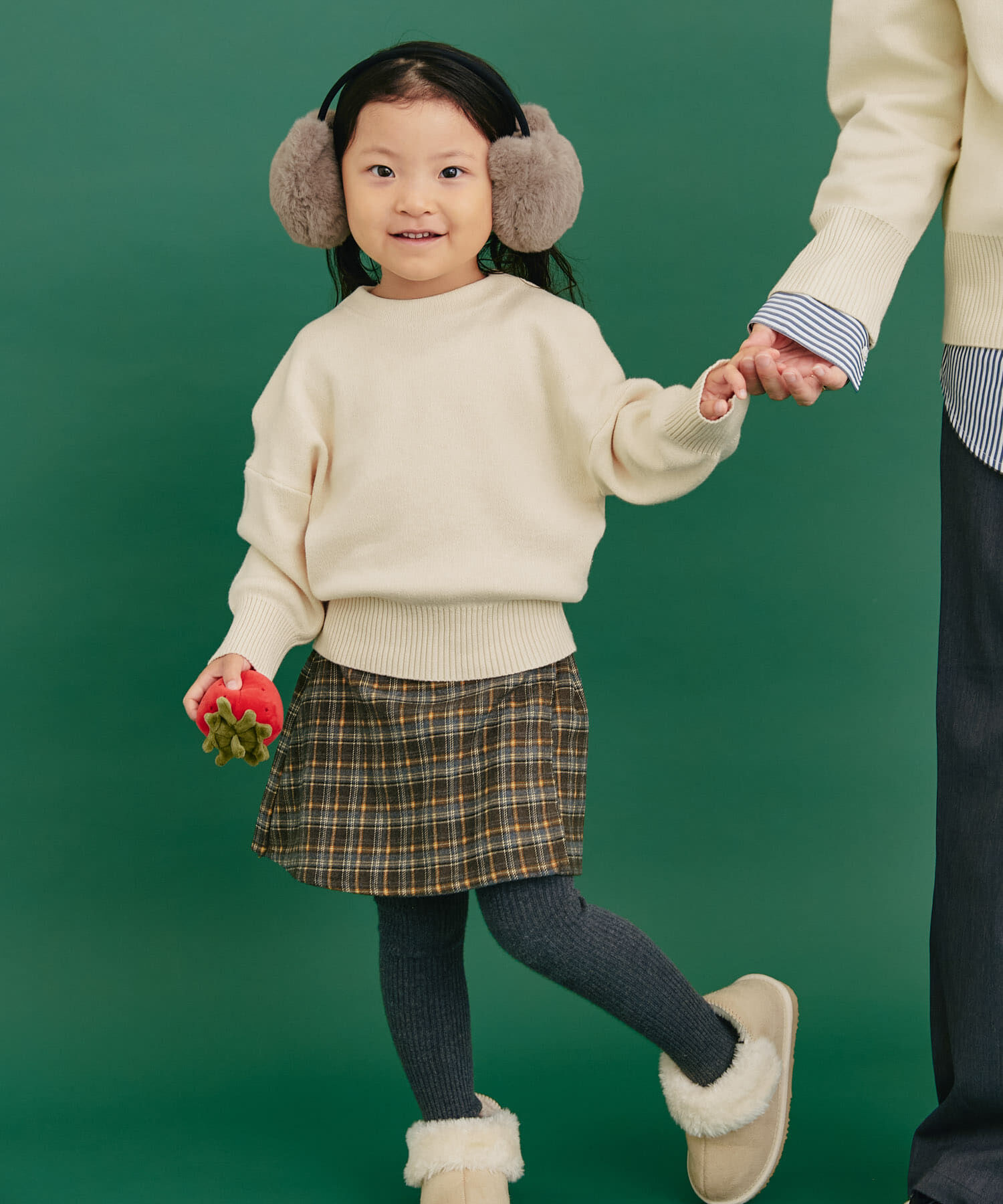 URBAN RESEARCH DOORS「『親子リンク』ボトルネックKNITプルオーバー(KIDS)」|ニット・セーター|