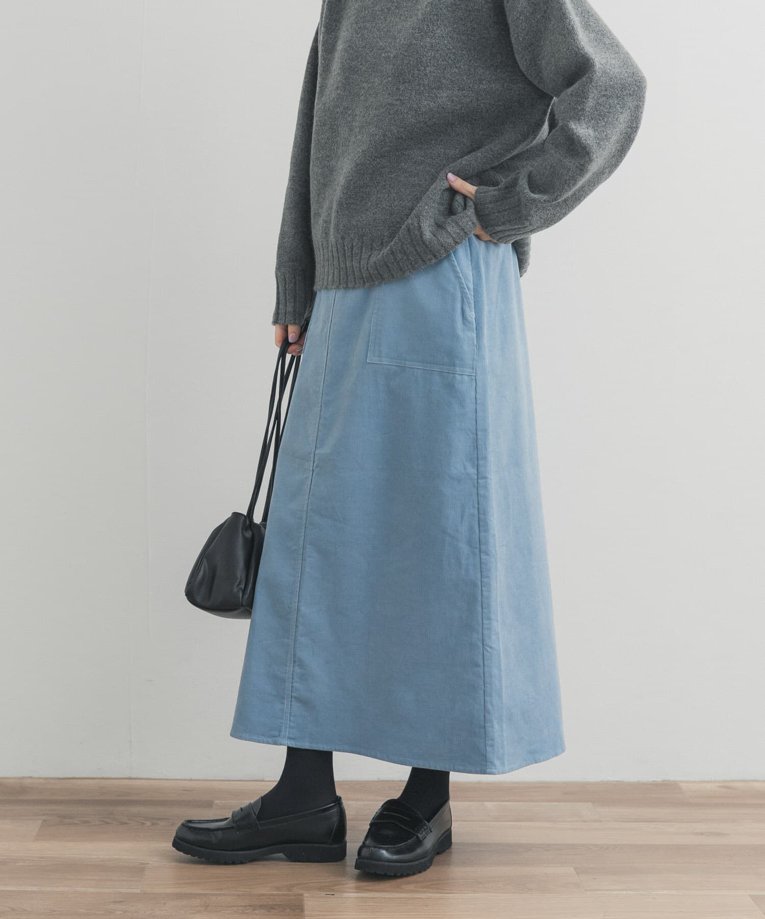 URBAN RESEARCH DOORS「『UR TECH』コーデュロイスカート」|スカート|