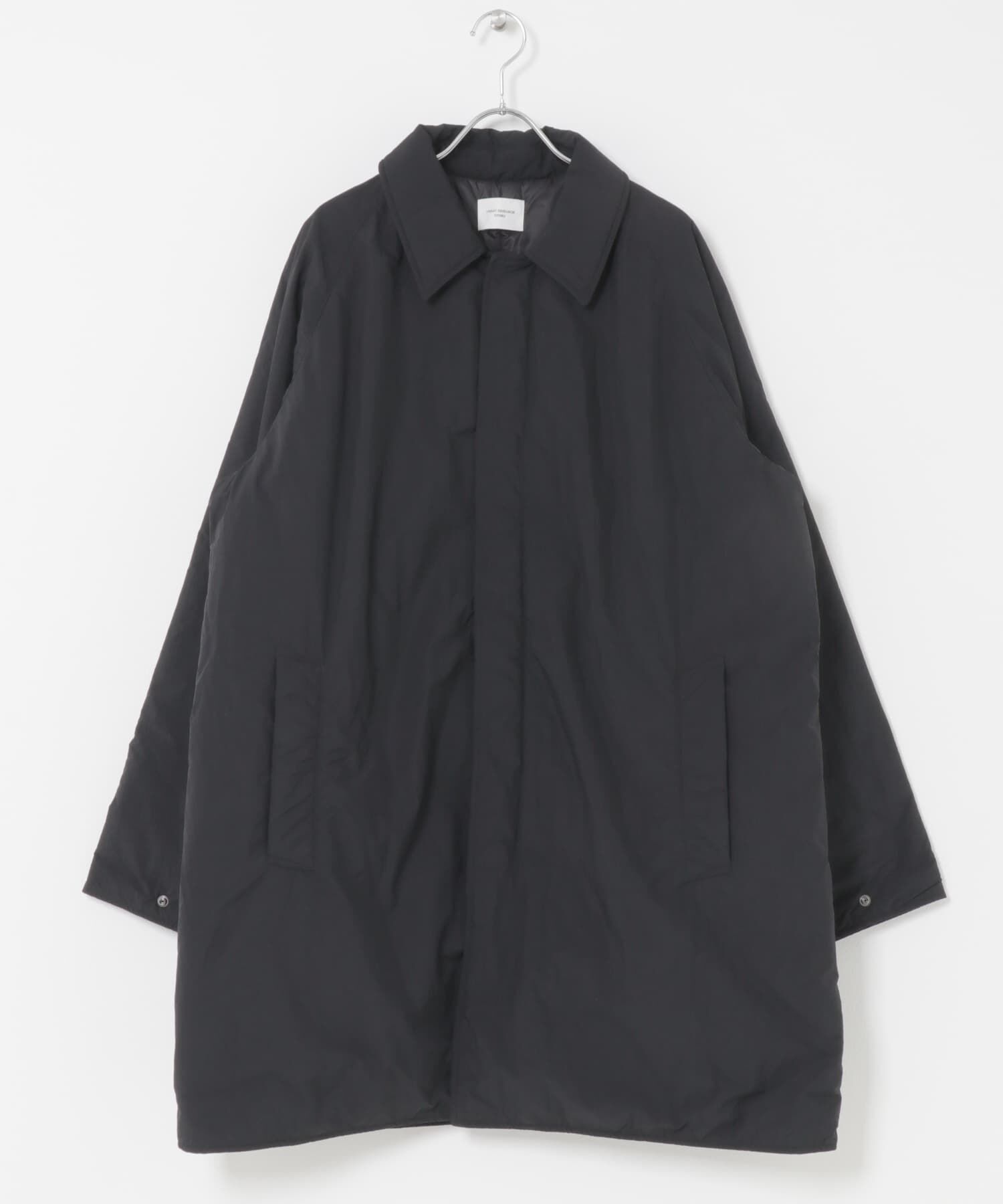 URBAN RESEARCH DOORS「ライトナイロン パデット バルマカンコート」|ノーカラーコート|