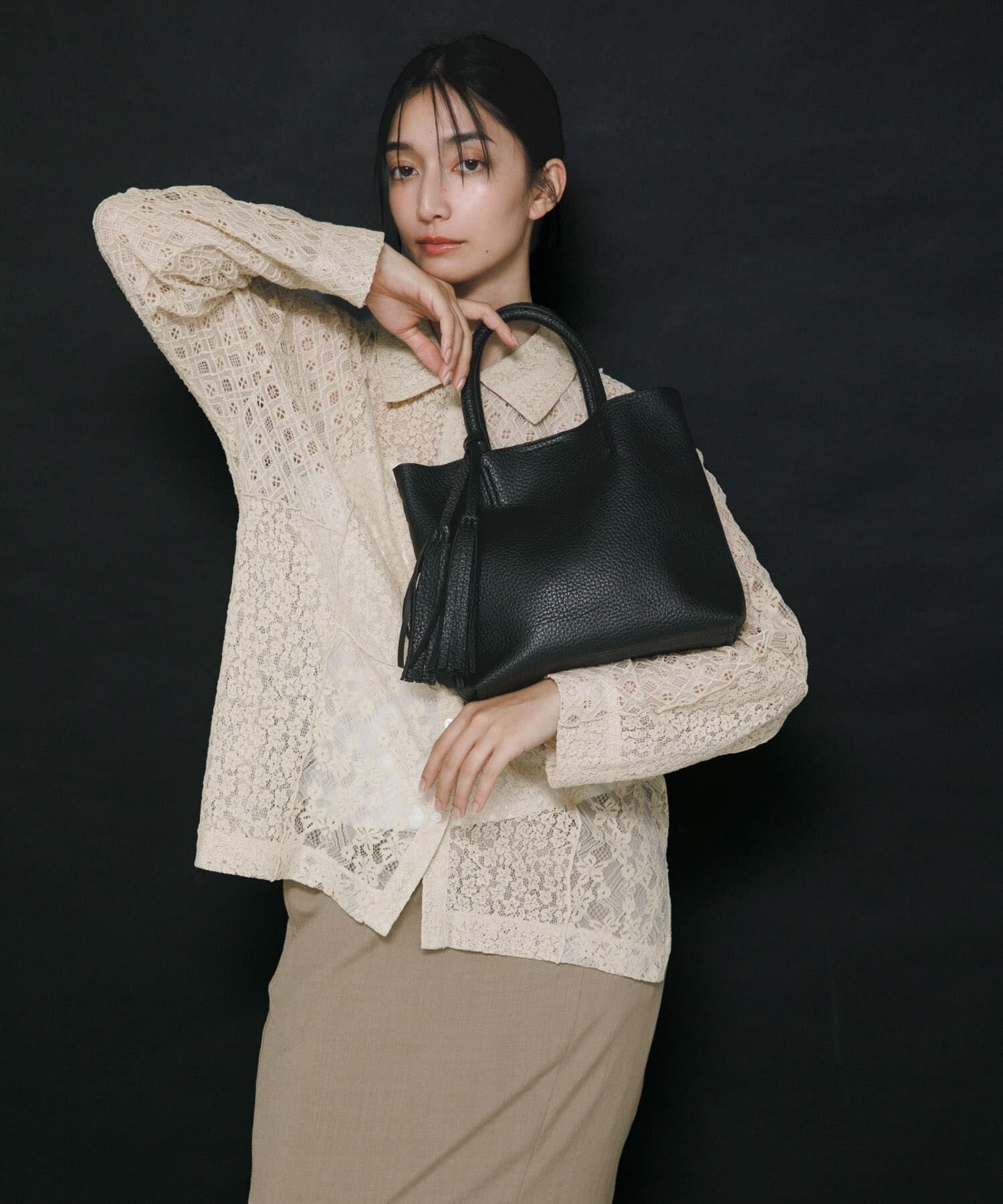 RODE SKO「『Sサイズ』タッセル軽量2WAYプチトートバッグ」|トートバッグ|