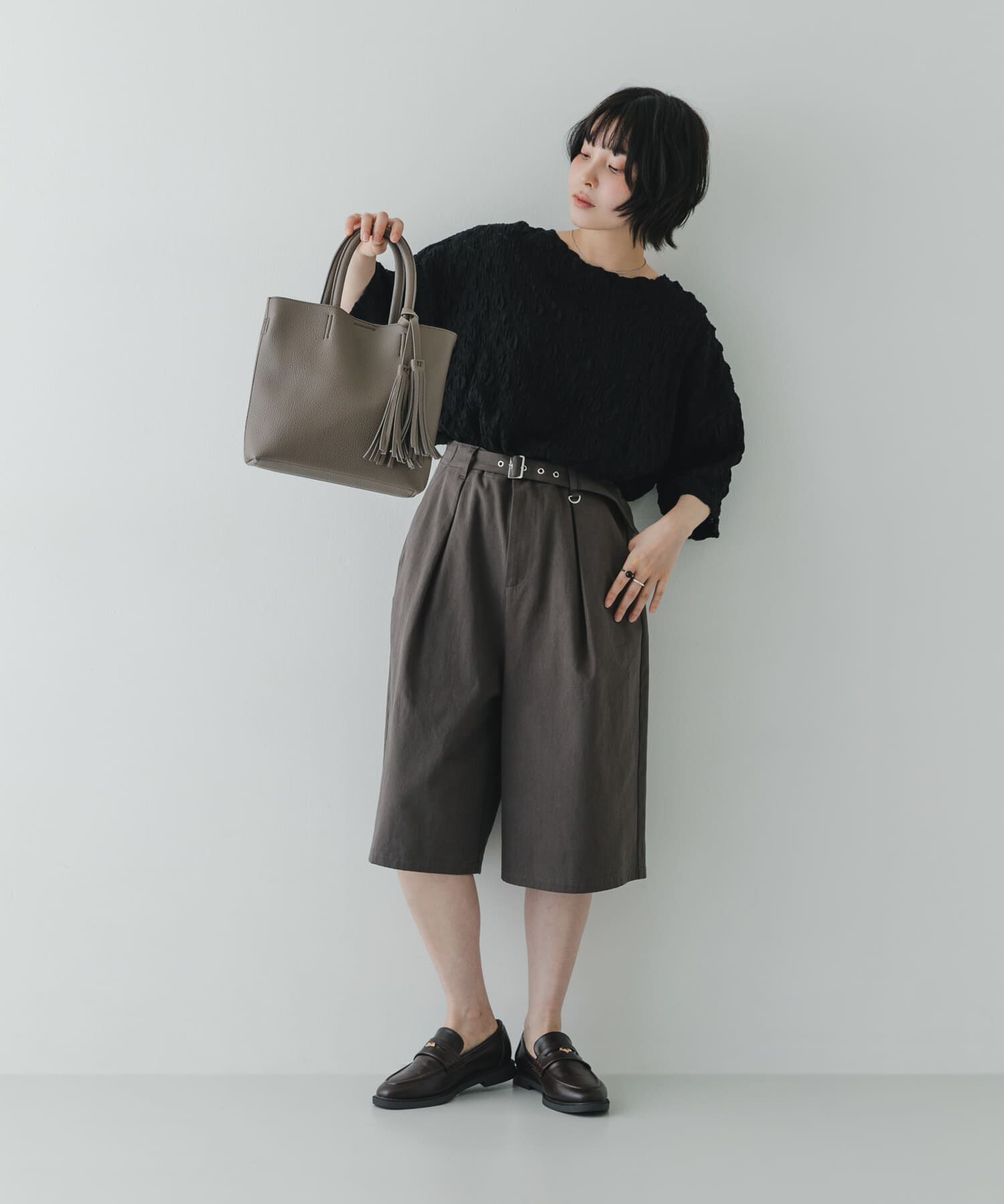 RODE SKO「『Sサイズ』タッセル軽量2WAYプチトートバッグ」|トートバッグ|