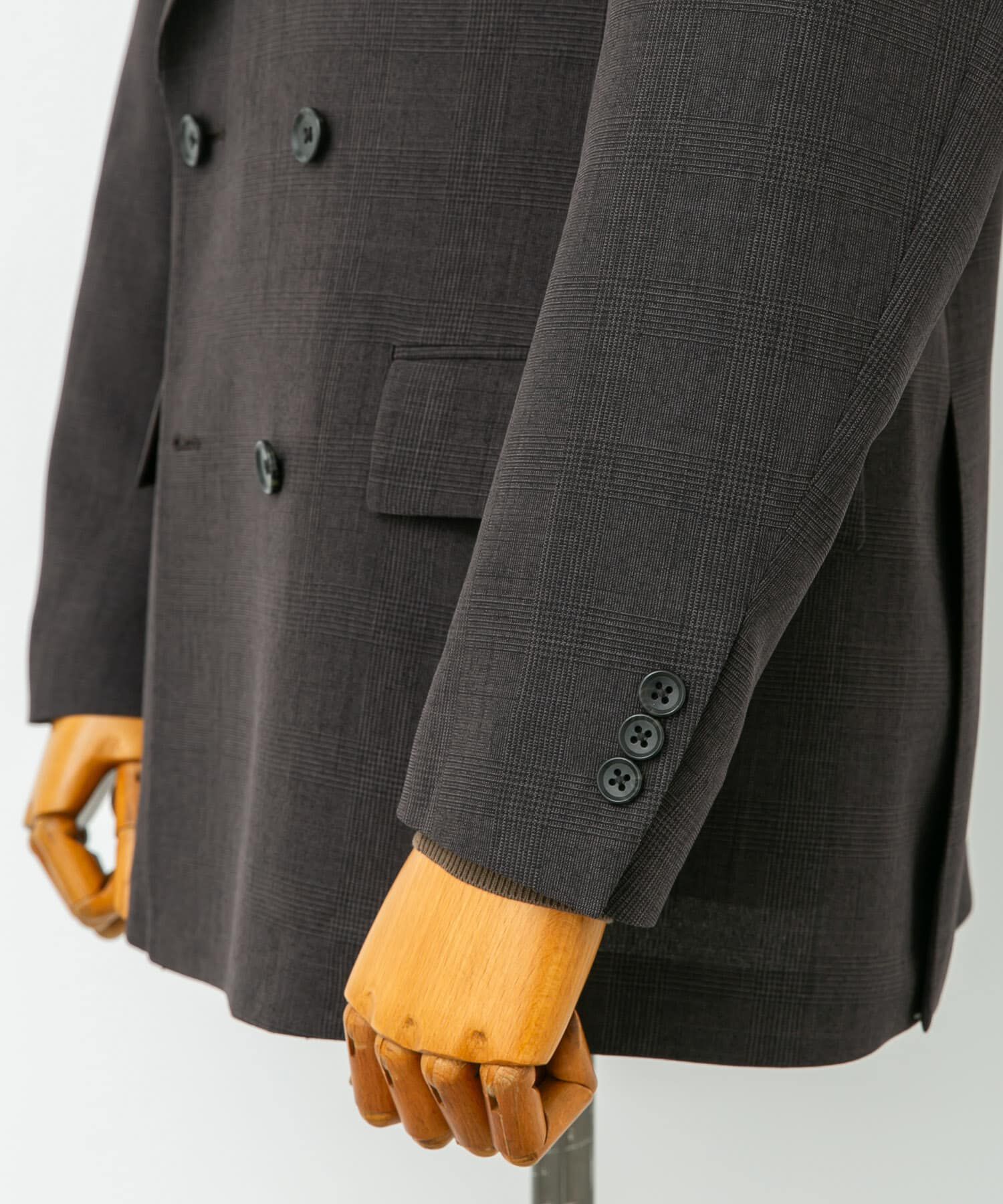 URBAN RESEARCH DOORS「LIFE STYLE TAILOR　ウーリーノグレンチェックダブルジャケット」|その他|