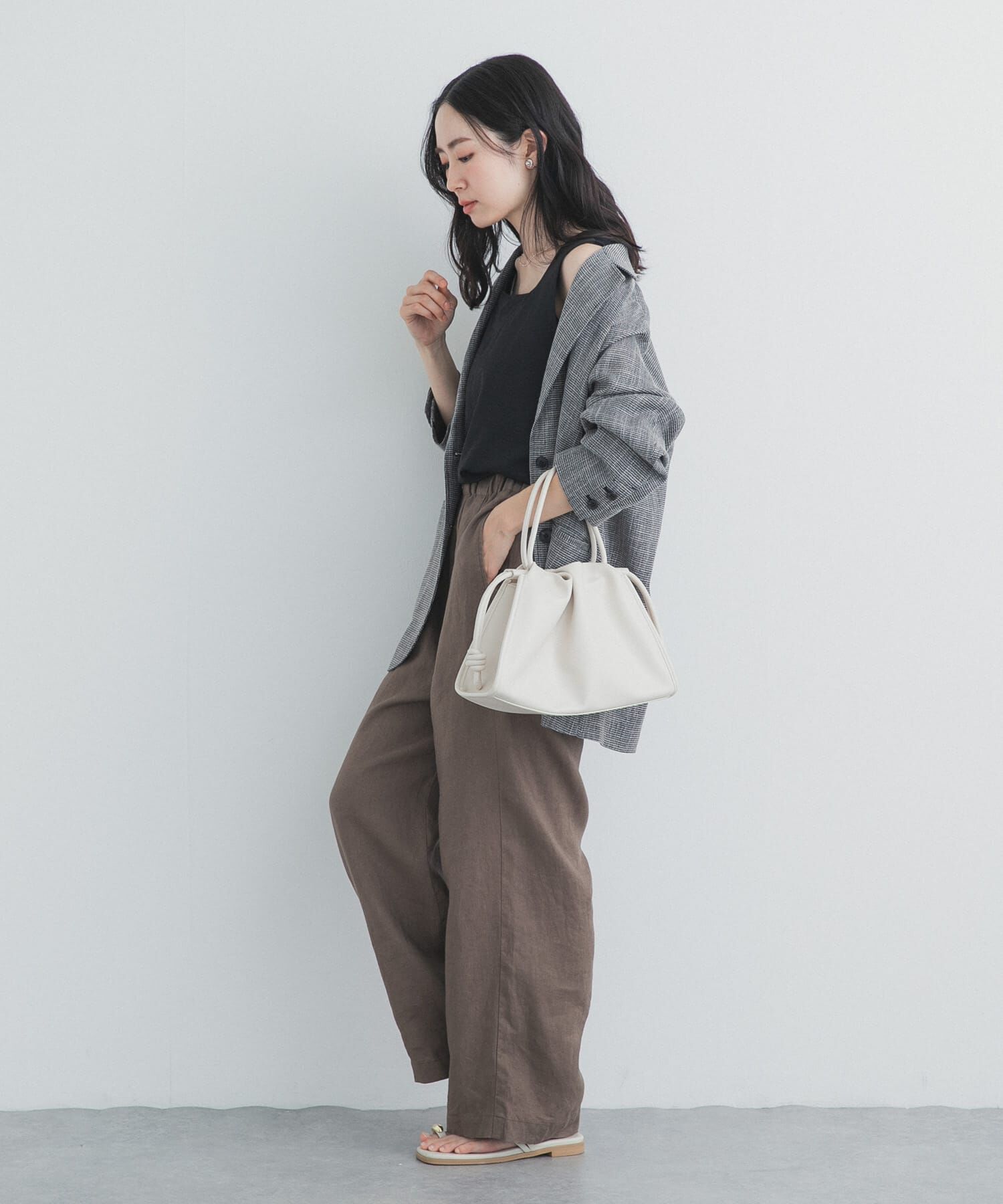 URBAN RESEARCH DOORS「異素材2WAYタンク」|タンクトップ|