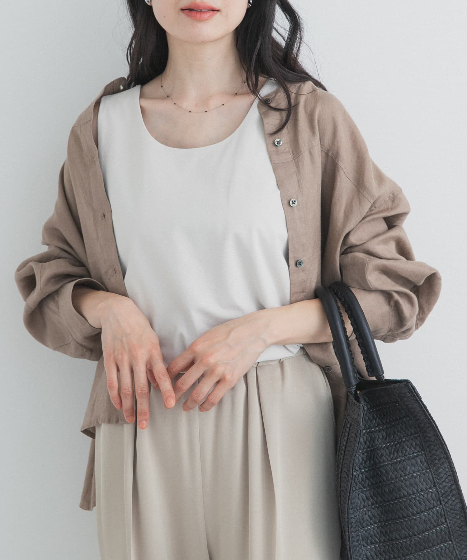 URBAN RESEARCH DOORS「異素材2WAYタンク」|タンクトップ|