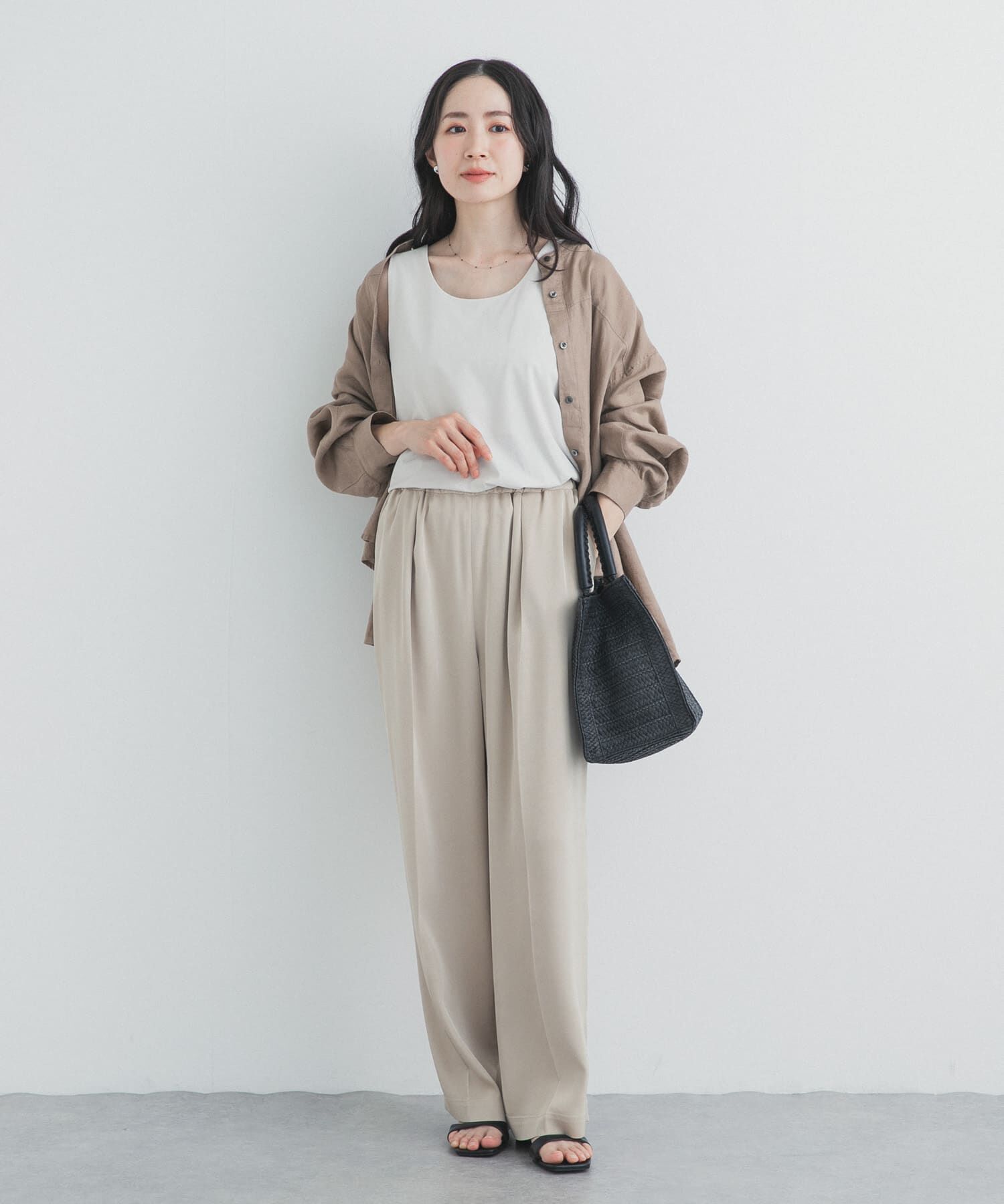 URBAN RESEARCH DOORS「異素材2WAYタンク」|タンクトップ|