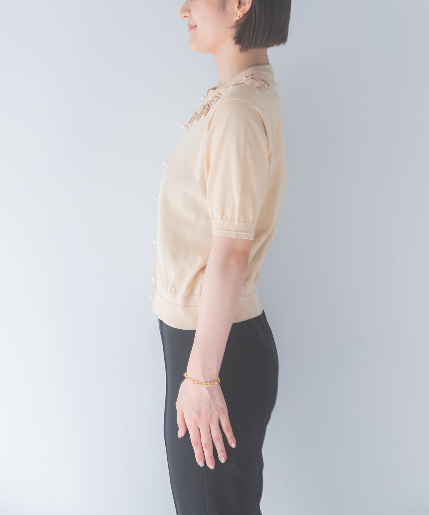 URBAN RESEARCH ROSSO「MARILYN MOON　EMBROIDERY KNIT CARDIGAN」|カーディガン|
